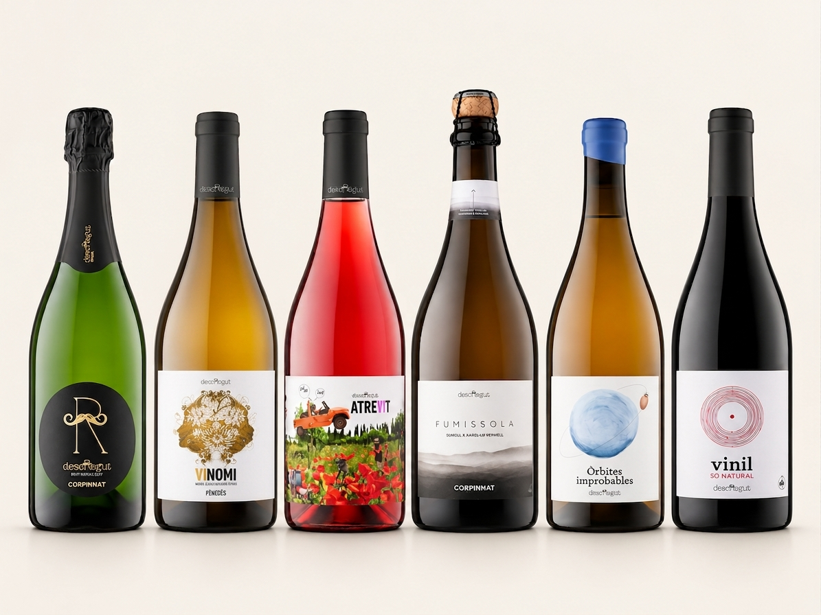 Pack Descobreix Can Descregut amb Descregut Corpinnat, Fumissola, Vinomi, Atrevit, Òrbites improbables i Vinil negre